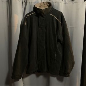 Barclay suede zip-up jacket